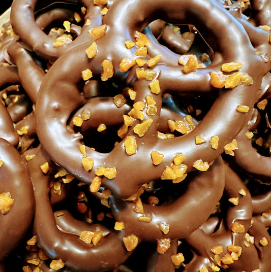 Chocolate Toffee Pretzels